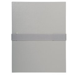 "Exacompta Balacron Expanding Spine Folder, A4, Hook and Loop Strap" - Grey