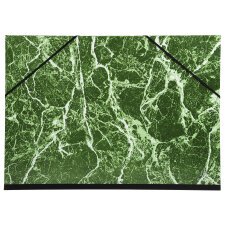 Art Folder Marbled 32x45cm - Green