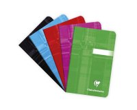 Carnet piqué Clairefontaine metric 9 x 14 cm assorti ligné - 96 pages