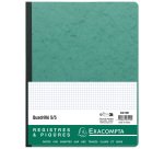 Cahier piqûre 32 x 25 cm 5x5 folioté - 80 pages