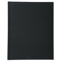 Geschäftsbuch 5x5 kar. 32x25 cm 100S - Schwarz
