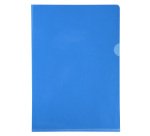 Sachet de 10 pochettes coin PVC lisse haute résistance 13/100e - A4
