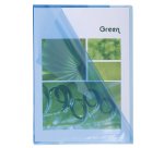 Sachet de 10 pochettes coin PVC lisse haute résistance 13/100e - A4