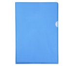 Sachet de 10 pochettes coin PVC lisse haute résistance 13/100e - A4