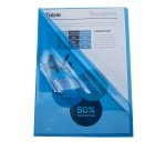 Sachet de 10 pochettes coin PVC lisse haute résistance 13/100e - A4