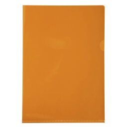 Pak van 100 L mappen - gladde PVC 13/100e - A4 - Oranje