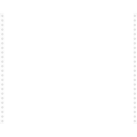 "2000 feuilles de listing blanc 380x12"" 1pli Bandes Caroll Détachables 70g" - Blanc