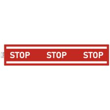 Non-slip adhesive PVC panel Stop strip 100 cm - Red