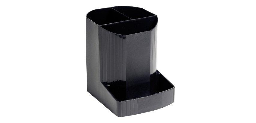 Pot à crayons mini octo Ecoblack - Noir