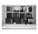 Pot à crayons mini octo Ecoblack - Noir