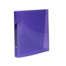 Exacompta 'Crystal' A5 Ring binder (2x15mm Rings) - Assorted colours