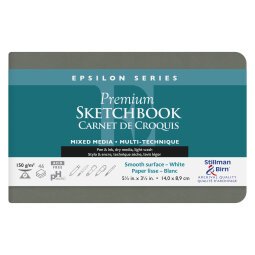 Epsilon Series carnet souple 46F 14x8,9cm 150g - Blanc