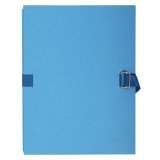 Chemise à dos extensible, A4, carton, bleu clair