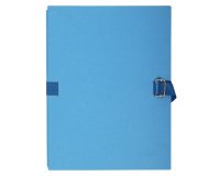 Chemise à dos extensible, A4, carton, bleu clair