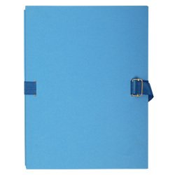 Chemise à dos extensible, A4, carton, bleu clair