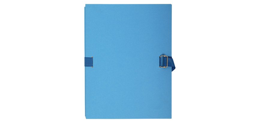 Chemise à dos extensible, A4, carton, bleu clair