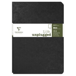 Set de 2 carnets piqués Age Bag A4 96 pages uni - Noir