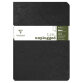 Set de 2 carnets piqués Age Bag A4 96 pages uni - Noir