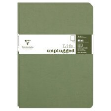 Set de 2 carnets piqués Age Bag A4 96 pages uni - Vert