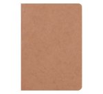Cahier piqué Clairefontaine Age Bag 14,8 x 21  tabac - uni - 96 pages