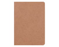 Cahier piqué Clairefontaine Age Bag 14,8 x 21  tabac - uni - 96 pages