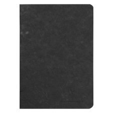 Cahier piqué Clairefontaine Age Bag 14,8 x 21 cm noir - ligné - 96 pages