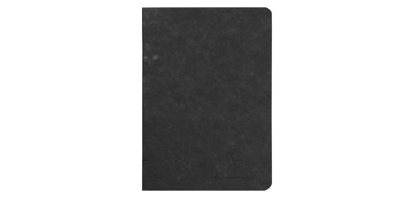 Heft mit Stichen Clairefontaine Age Bag 14,8 x 21 cm schwarz - liniert - 96 Seiten