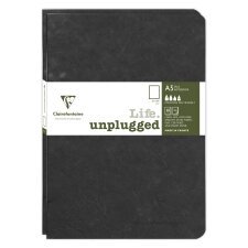 Set de 2 carnets piqués Age Bag A5 96 pages uni - Noir