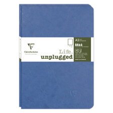 Set de 2 carnets piqués Age Bag A5 96 pages uni - Bleu