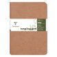 Set de 2 carnets piqués Age Bag A5 96 pages uni - Tabac