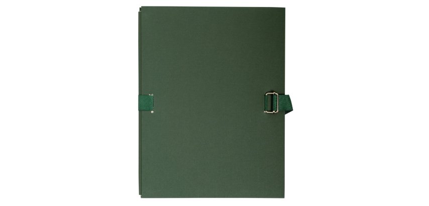 Expanding spine folder tinted paper - A4 - Dark green