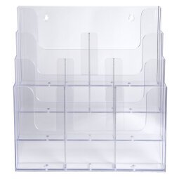Multi-format Literature holder clear - Crystal