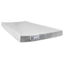 Paquet de 400 nappes papier, pliées au format, sous film - Format 70x70cm - Blanc