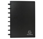 Porte-cartes de visite à anneaux et pochettes détaclables A5 - Noir