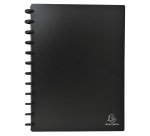 Porte-cartes de visite Exacompta polypropylène 24,5 x 31 cm noir - 192 cartes