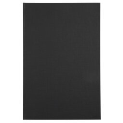 Register 340 x 225 mm geruit 200 pagina's - zwart canvas