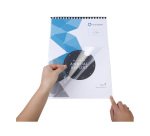 Baguette reliure anneaux plastique Exacompta 10 mm - Boîte de 100