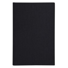 Exacompta Grid Register, 500 Pages 35x22.5cm - Black canvas