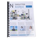 Canutillos de plástico 20 mm Ø Exacompta negro - caja de 100