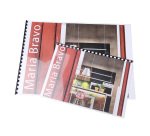 Baguette reliure anneaux plastique 16 mm Exacompta  noir - Boîte de 25