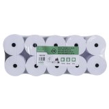 Bobines Caisses Exacompta 7680120V - l 76 mm x L 55 m, Ø 80 mm - 1 pli(s) - paquet de 10