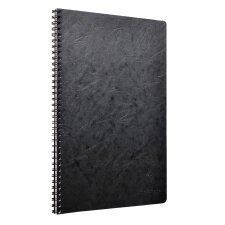 Cahier reliure intégrale Age Bag A4 100 pages petits carreaux - Noir