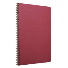 Cahier reliure intégrale Age Bag A4 100 pages ligné + marge - Rouge