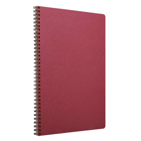 Cahier reliure intégrale Age Bag A4 100 pages ligné + marge - Rouge