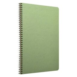 Cahier reliure intégrale Age Bag A4 100 pages ligné + marge - Vert