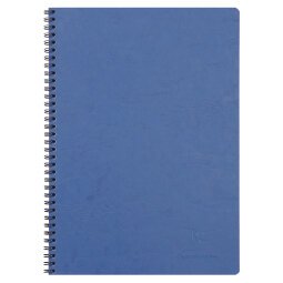 Cahier reliure intégrale Age Bag A4 100 pages ligné + marge - Bleu