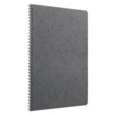 Cahier reliure intégrale Age Bag A4 100 pages ligné + marge - Gris