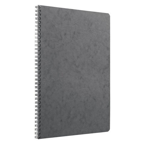 Cahier reliure intégrale Age Bag A4 100 pages ligné + marge - Gris