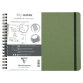 My.Notes Age Bag cahier reliure intégrale à marges détachables B5 paysage 120 pages détachables DOT + cadre en-tête - Vert