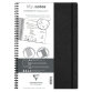 My.Notes Age Bag cahier reliure intégrale à marges détachables A4 120 pages détachables DOT + cadre en-tête - Noir